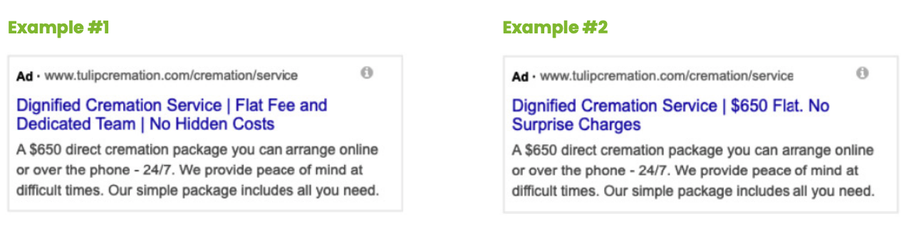 Tulip Cremation - Google Ads Case Study